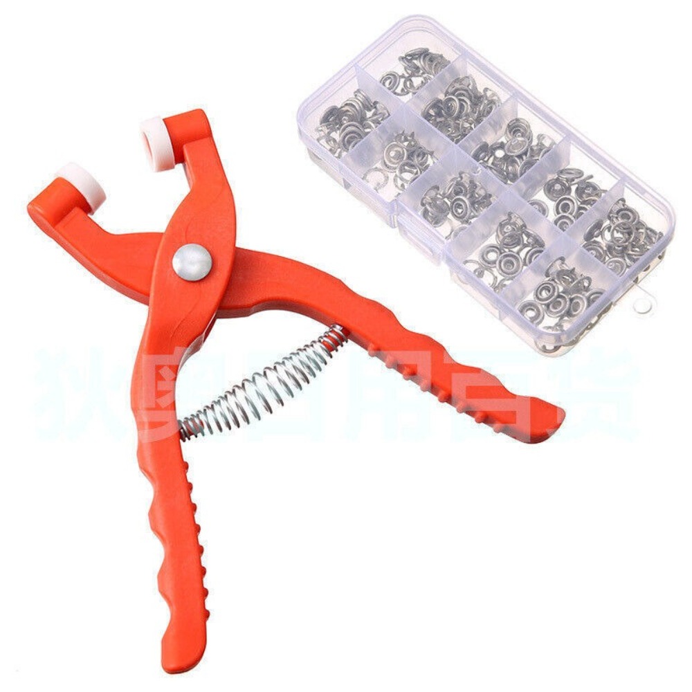 Snap Fastener Set - Sıkma Pensesi Göz Snapper Tığ Aracı