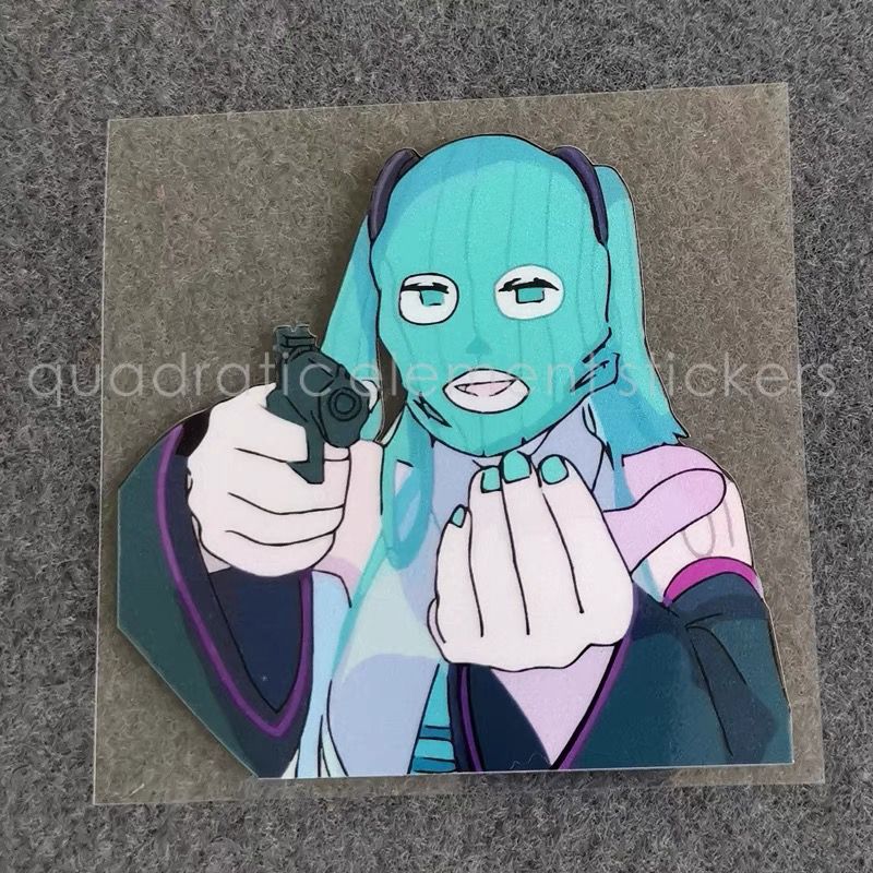 Cosplay Prop Diy - Miku motosiklet etiketi su geçirmez elektrikli