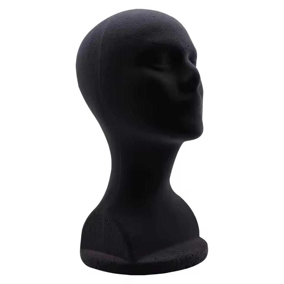 Cosplay Prop Foam - Erkek/Kadın Köpük Manken Kafa Modeli Saç