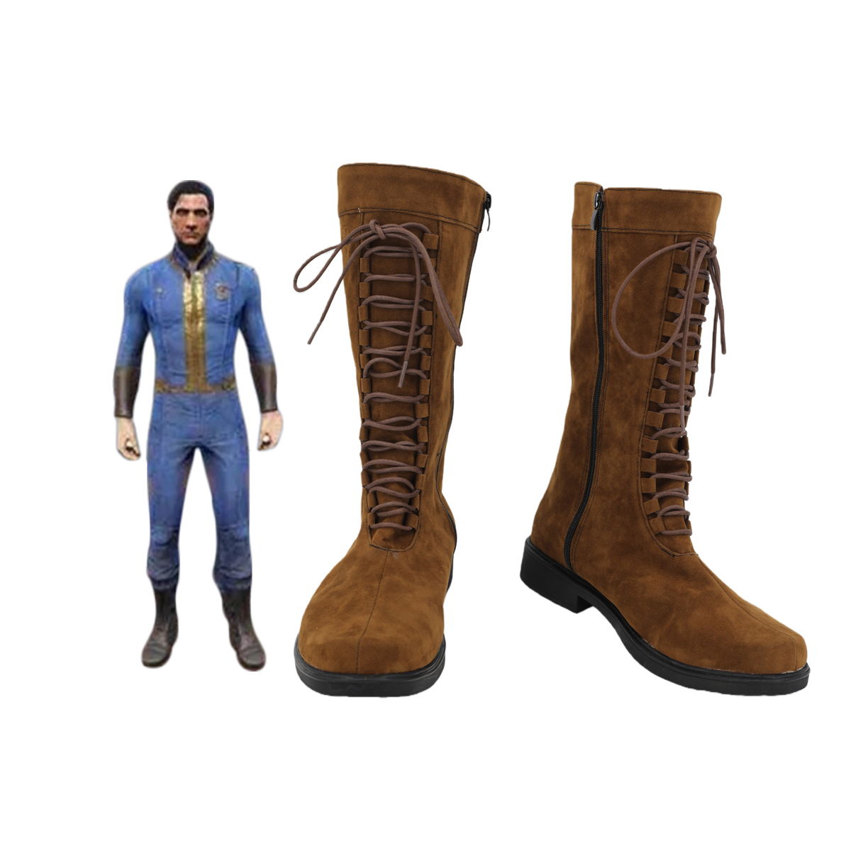 Fallout Cosplay Prop - Fallout 4 Vault Suit Cosplay Ayakkabıları