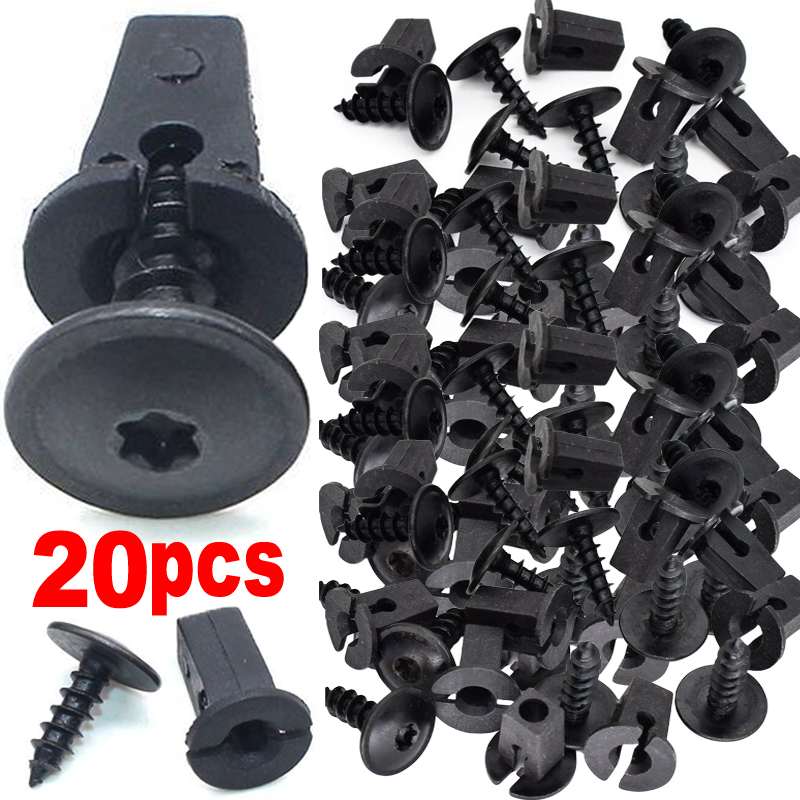 Snap Fastener Set - 1/20 adet Araba Raptiye Yapış Vidalar