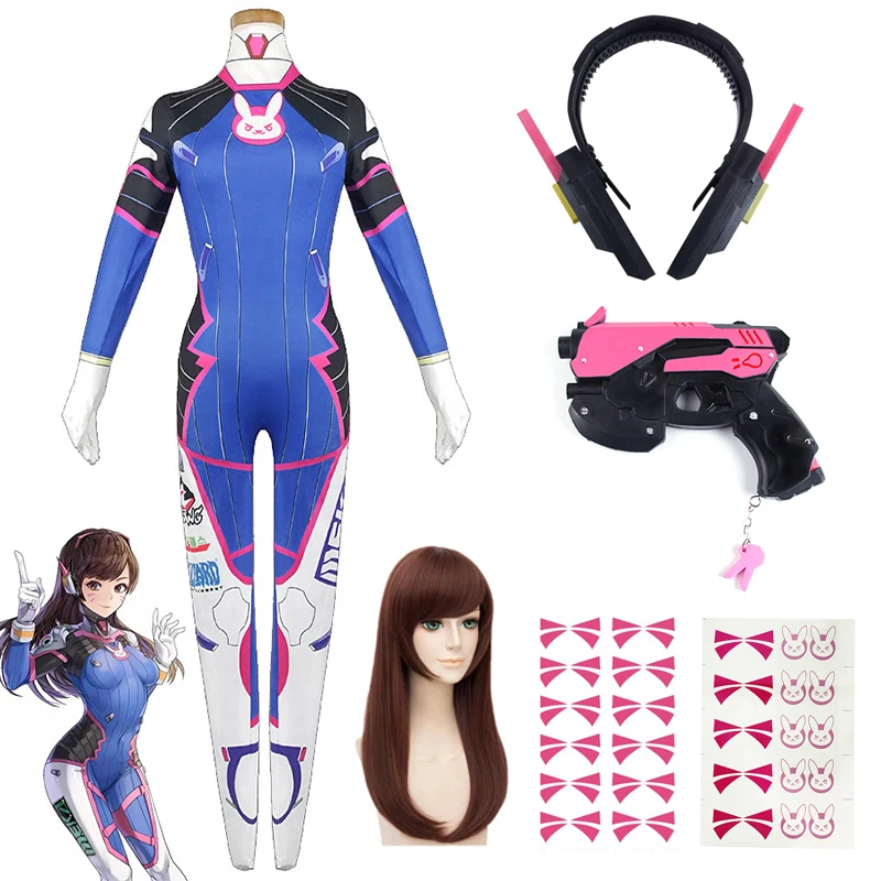 Dva Cosplay Prop - Oyun Overwatch Dva Cosplay Kostümleri Tayt