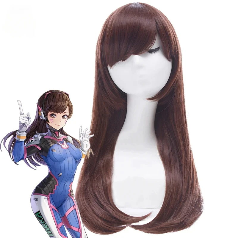 Dva Cosplay Prop - Oyun ROLECOS OW D.VA Cosplay peruk