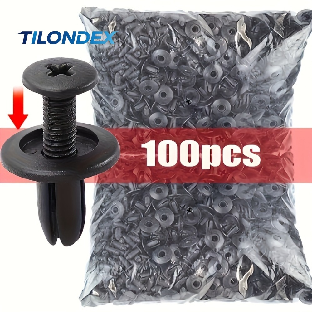 Snap Fastener Set - TILONDEX 100 adet Otomotiv Bağlantı Elemanı