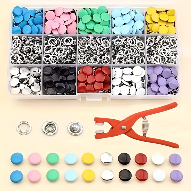 100 Adet Renkli Metal Dikiş Dü - Snap Fastener Set incelemesi ve fiyatı