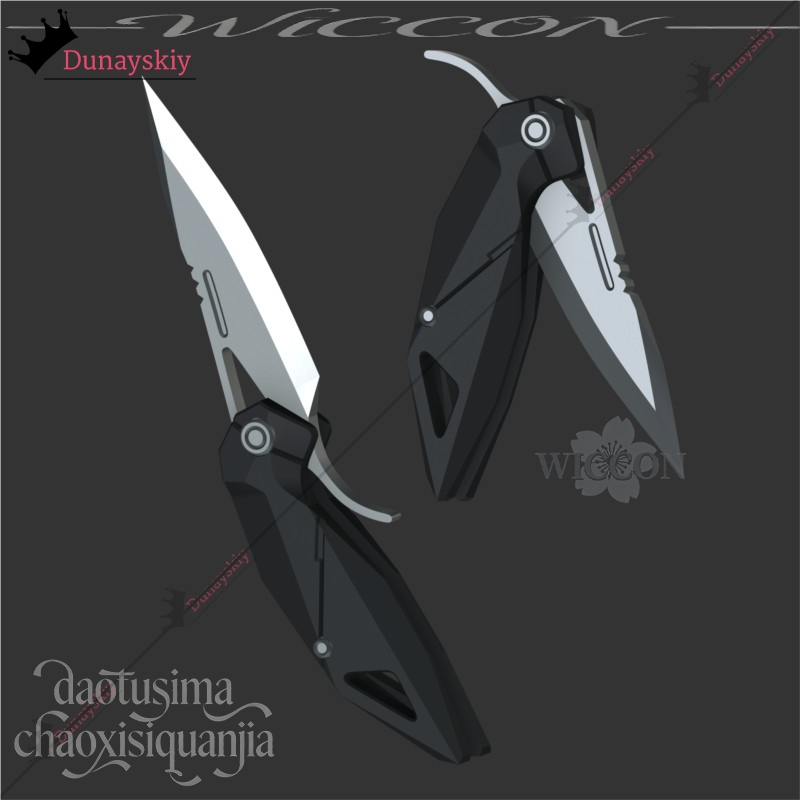 YiNuo*/Anime Oyunu Zenless Zon - Cosplay Prop Knife incelemesi ve fiyatı