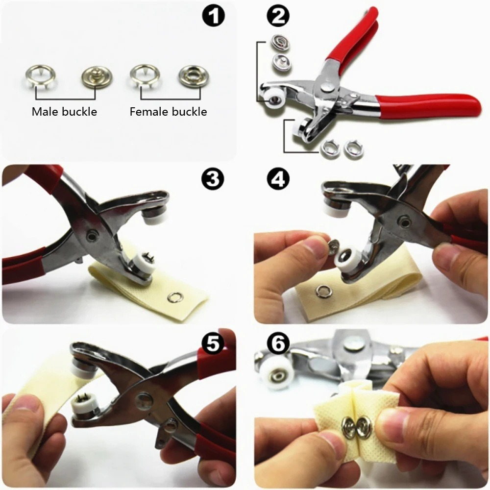 9,5 mm çıtçıt pensesi seti, me - Snap Fastener Set incelemesi ve fiyatı