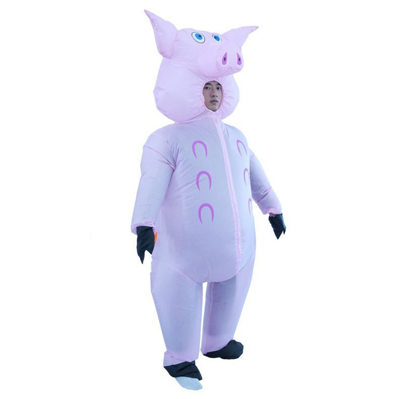 Pembe Domuz Şişme Kostüm İş Ak - Cosplay Prop Business incelemesi ve fiyatı