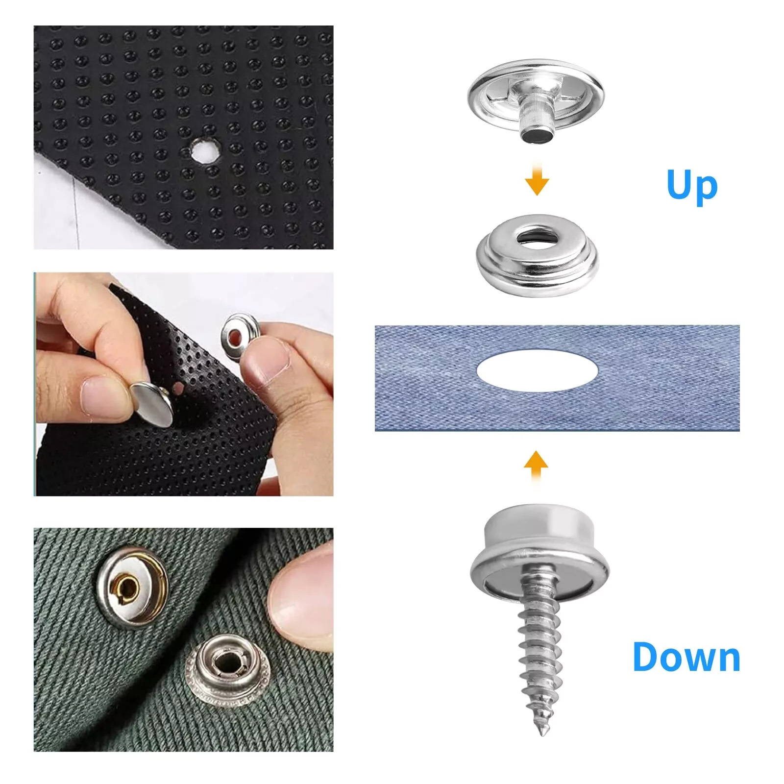 50 takım paslanmaz çelik tekne - Snap Fastener Set incelemesi ve fiyatı