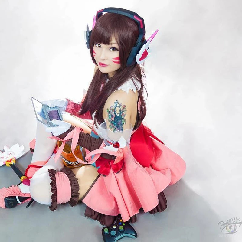 Oyun ROLECOS OW D.VA Cosplay p - Dva Cosplay Prop incelemesi ve fiyatı